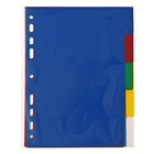 Набор разделителей листов А5 Office-2000, 5 листов без индексации, цветные, пластик 120 мкм - Фото 9