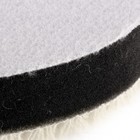 Насадка полировальная MATRIX, "под липучку", 150 мм, короткая плетеная шерстяная нить - Фото 4