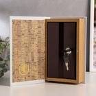 Шкатулка книга-сейф «Сберегательная книжка», дерево, 21×14.5×5 см - Фото 2