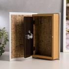 Шкатулка книга-сейф «Сберегательная книжка», дерево, 21×14.5×5 см - Фото 3