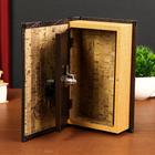 Шкатулка книга - сейф «Воля к власти», дерево, с замком, 21×14.5×5 см - Фото 5