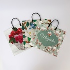 Пакет «Ассорти цветы», полиэтиленовый с пластиковой ручкой, МИКС 100 мкм 38×35 см - Фото 1