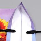 Пакет "Ассорти цветы", полиэтиленовый с пластиковой ручкой, МИКС 100 мкм 38 х 35 см - Фото 6