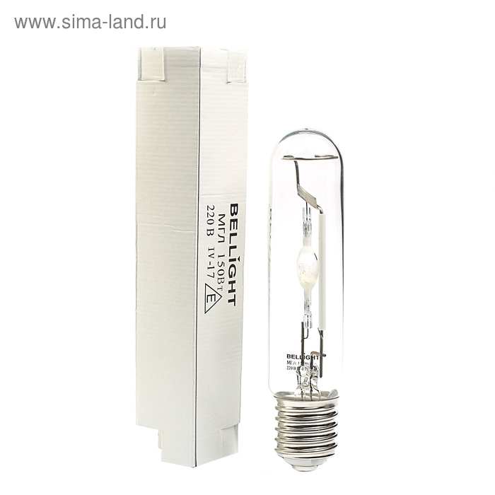 Лампа металлогалогенная BELLIGHT МГЛ 150  Вт TT  BL, Е40, 150 Вт, 230 В, 14850 Лм, 4200К - Фото 1