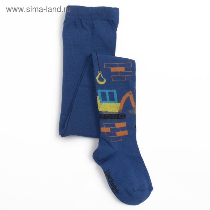 Колготки для мальчика КДМ1-2632, цвет васильковый, рост 86-92 см - Фото 1