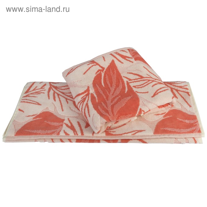 Полотенце Autumn, размер 100 × 150 см, персиковый - Фото 1