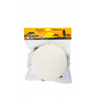 Тамбурин FLIGHT FT 8-5 с 5 джинглами, Размер: 8' (20cм) Состав: дерево, металл