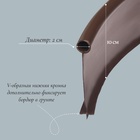 Лента бордюрная, 10 см×10 м, толщина 1 мм, пластиковая, коричневая, KANTA - Фото 2