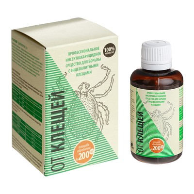 Концентрат от энцефалитных клещей «От клещей», коробка, 50 мл