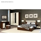 Кровать двуспальная «Леони», 1400×2000 мм, цвет венге/сосна лоредо - Фото 3