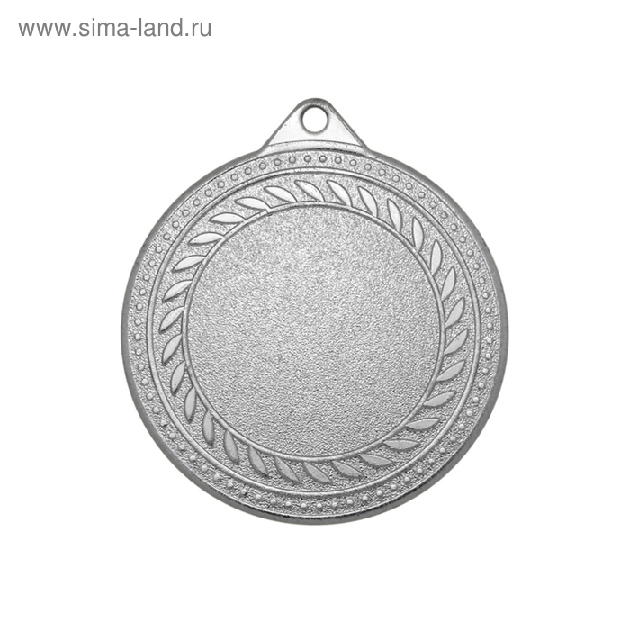 Медаль призовая "серебро", под нанесение, D-4см (42346) - Фото 1