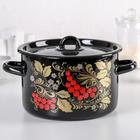 Кастрюля эмалированная «Рябина», 2.9 л, d=20 см, цилиндрическая, и, рисунок, МИКС - Фото 7