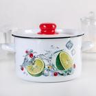 Кастрюля эмалированная «Рябина», 2.9 л, d=20 см, цилиндрическая, и, рисунок, МИКС - Фото 8