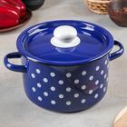 Кастрюля эмалированная «Рябина», 2.9 л, d=20 см, цилиндрическая, и, рисунок, МИКС - Фото 9