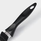 Сковорода «Оладница», d=23 см, пластиковая ручка, антипригарное покрытие, литой алюминий, чёрная - Фото 4