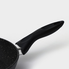 Сковорода «Алёна», d=20 см, пластиковая ручка, антипригарное покрытие, цвет чёрный - Фото 4
