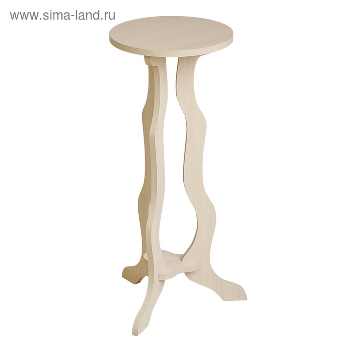 Подставка для цветов Эми, 300х300х790, Дуб выбеленный - Фото 1