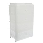 Комод широкий «Лаура», 4-х секционный, белый - Фото 1