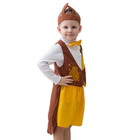 Карнавальный костюм "Жук", шапка, фрак, шорты, рост 122-134 см - фото 318084058