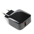 Сетевое зарядное устройство Jet.A, USB, 3 А, Type-C, 1 м, в текстильной оплетке, чёрное - Фото 2