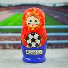 Матрешка 3 кукольная "Москва" 11 см - Фото 3