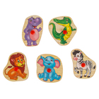 Рамка - вкладыш «Учим животных», 5 элементов - Фото 5