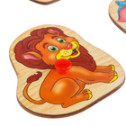 Рамка - вкладыш «Учим животных», 5 элементов - Фото 6