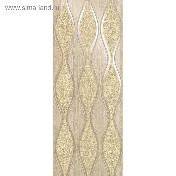 Декор Sinua Wave Crema 20x50 - Фото 1