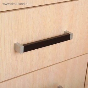 Комод напольный для спальни «Аура», 4 ящика, 2 дверцы, 820×1000×440 мм, цвет венге/дуб молочный