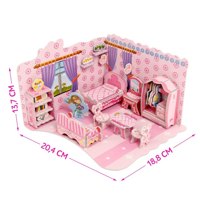 Конструктор 3D «Комната принцессы» - фото 1905304037