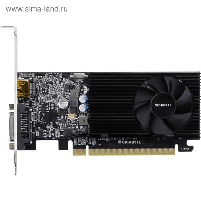 Видеокарта Gigabyte GeForce GT 1030 (GV-N1030D4-2GL) 2G,64bit,DDR4,1177/2100 - Фото 1