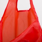 Сумка складная без застёжки, 38×0.5×58 см, красная - Фото 5