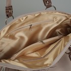 Сумка женская, отдел на молнии, 3 наружных кармана, цвет бежевый - Фото 5