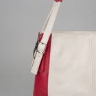 Сумка женская, отдел на молнии, с расширением, наружный карман, цвет красный - Фото 4