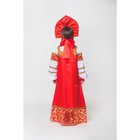 Русский народный костюм «Любавушка», платье-сарафан, кокошник, р-р 30, рост 110-116 см, красный - Фото 10