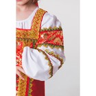 Русский народный костюм "Любавушка", платье-сарафан, кокошник, р-р 34, рост 140 см, цвет красный - Фото 13