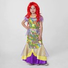 Карнавальный костюм "Русалка", платье, пояс, парик, р-р 34, рост 140 см - Фото 2