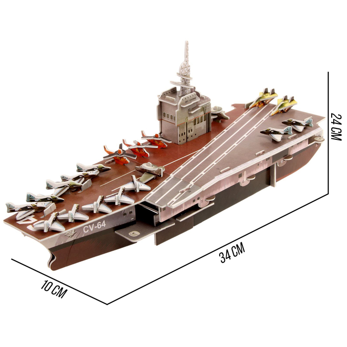 Конструктор 3D «Военный корабль» - фото 1911156444