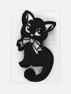 Термоаппликация «Кошка», 11?6 см, чёрная (комплект 10 шт) - фото 43092115