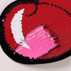Термоаппликация двусторонняя «Вишни», с пайетками, 22 × 18 см, цвет красный/розовый - Фото 3