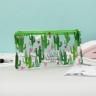 Пенал мягкий Calligrata «Счастье вокруг нас», 1 отделение, 95×205 мм, плоский, ПВХ - Фото 3