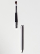 Кисть для макияжа, компактная, 17.5 см, чёрная, серебристая - Фото 3