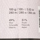 Пряжа "Merino de luxe 50" 49% шерсть, 51% акрил 280м/100г (3024 красный) - Фото 3