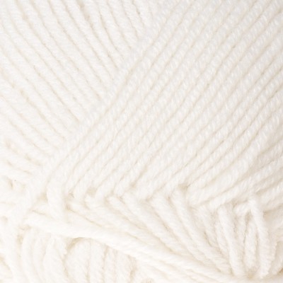 Пряжа "Merino de luxe 50" 50% шерсть, 50% акрил 280м/100г (501 белый)