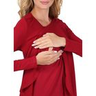 Джемпер женский "Селена" для беременных и кормящих, 100247 цвет бордовый 28215, р-р 42 - Фото 3
