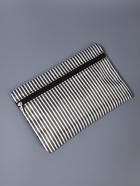 Набор кистей для макияжа SMOKY, 8 шт., чехол на молнии, белый, чёрный - Фото 3