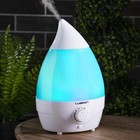 Увлажнитель воздуха Luazon LHU-04, ультразвуковой, 2 л, 35 м², 18 Вт, бело-голубой - Фото 1