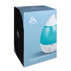 Увлажнитель воздуха Luazon LHU-04, ультразвуковой, 2 л, 35 м², 18 Вт, бело-голубой - фото 51433051