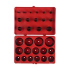 Набор резиновых уплотнительных прокладок ТУНДРА krep, диаметр 7-53 мм, 404 предмета - Фото 2