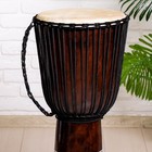 Музыкальный инструмент барабан джембе "Цветной" 80х30х30 см МИКС - Фото 6